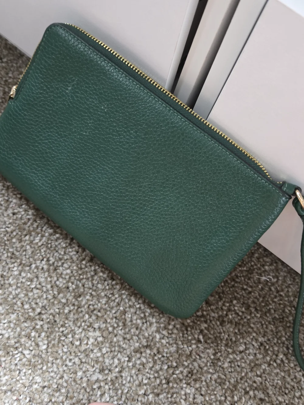 Coach pebbled leather